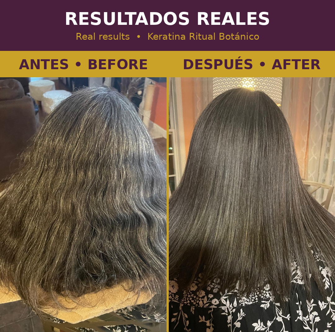 Antes y después - vista de espalda